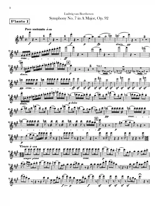 Flute 1, 2