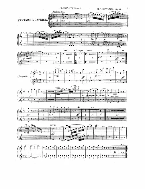 Clarinet 1/2 (A)