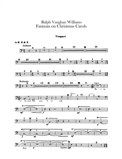 Timpani, Triangle/Bells