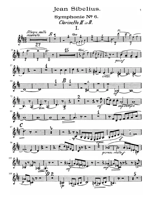Clarinet 2 (B♭)