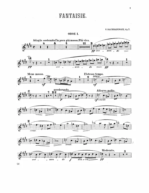 Oboe 1, 2