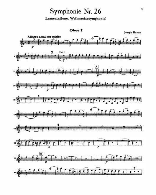 Oboe 1, 2