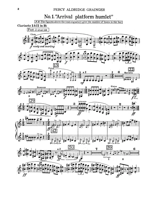 Clarinet 1/2, Bass Clarinet (B♭/A)
