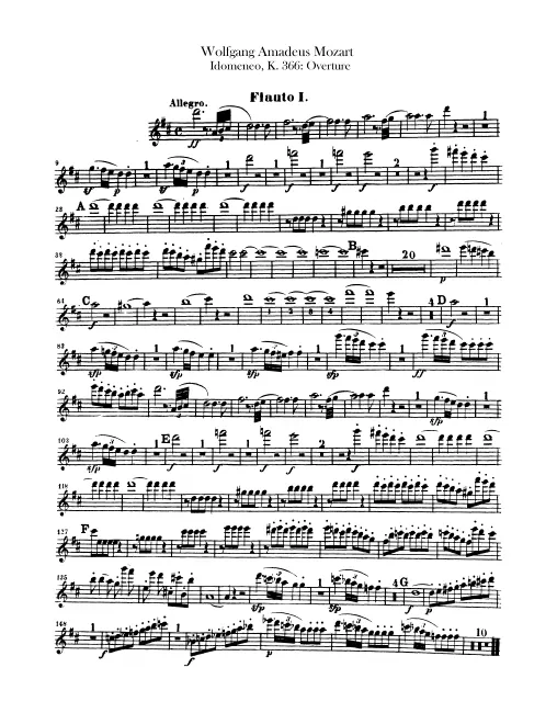 Flute 1, 2