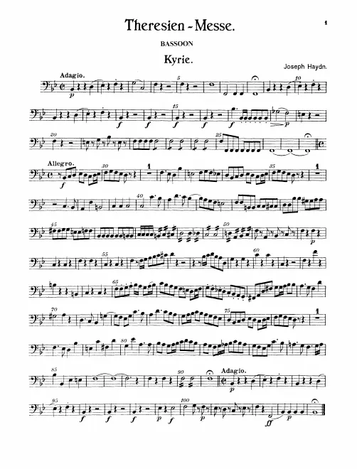 Bassoon* (ad lib.)