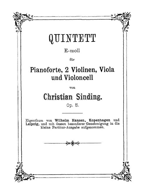 Piano Score