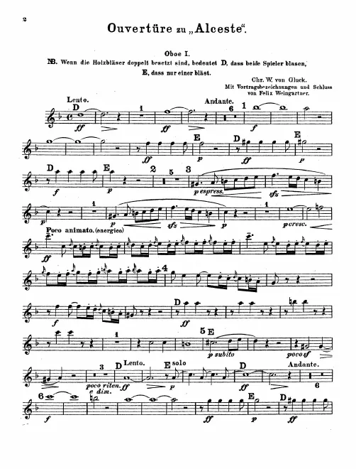 Oboe 1, 2