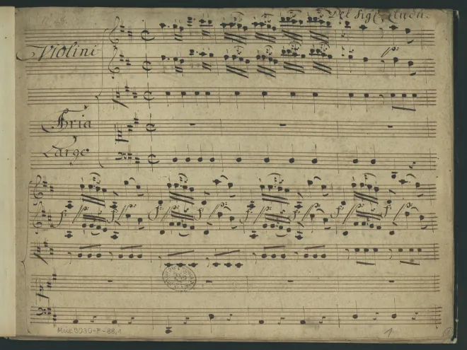 Aria: Misero pargoletto (Act III, No.24)