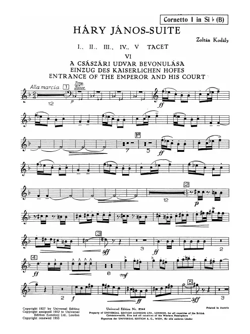 Cornet 1 (B♭)