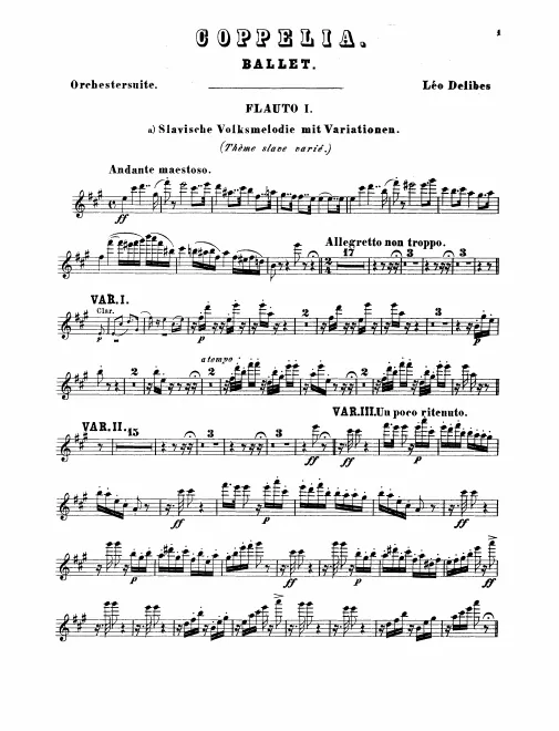 Flute 1, 2/Piccolo