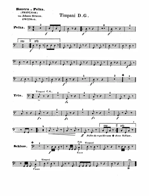 Timpani/Bass Drum, Snare Drum