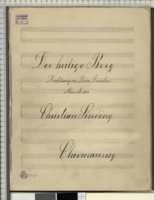 Complete score (repetiteur's copy)