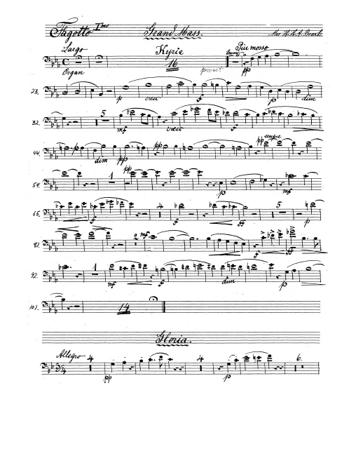 Bassoon 1, 2