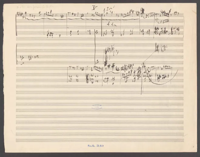1. sketches. (Mus.Hs.37817)