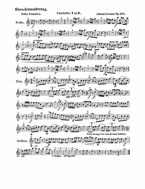 Clarinet 1, 2 (B)