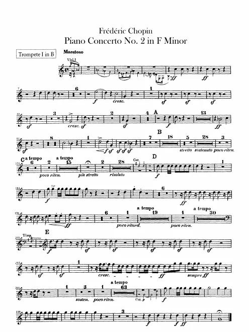 Trumpet 1, 2 (B)