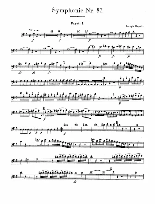 Bassoon 1, 2