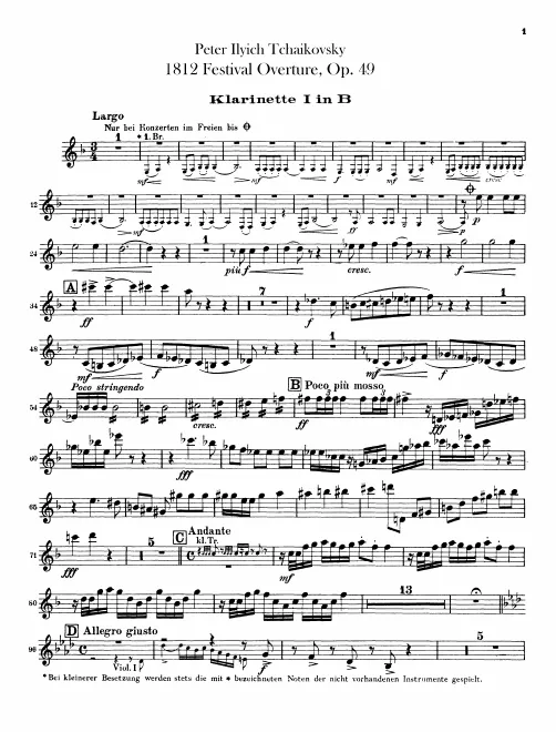 Clarinet 1 (B)