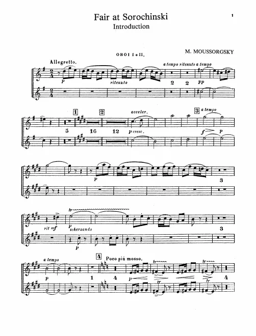 Oboe 1/2, English Horn