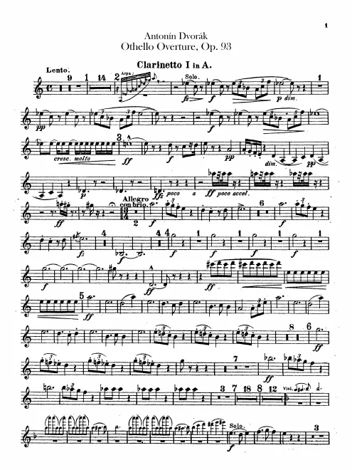 Clarinet 1, 2 (A)
