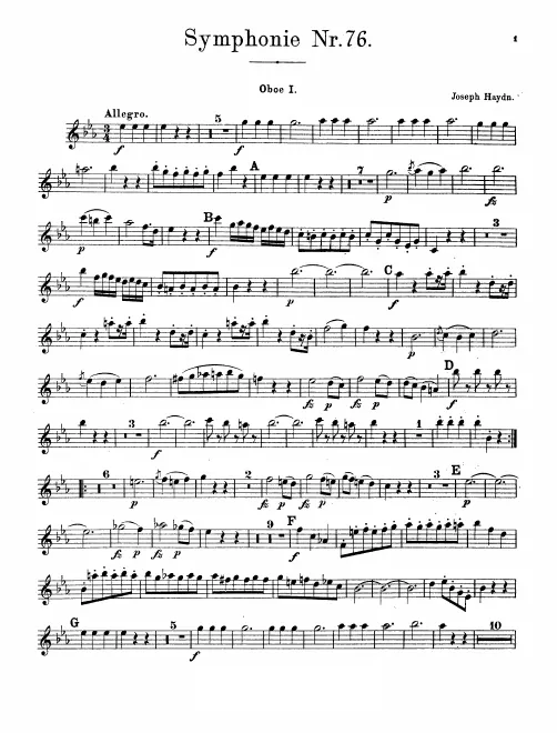 Oboe 1, 2