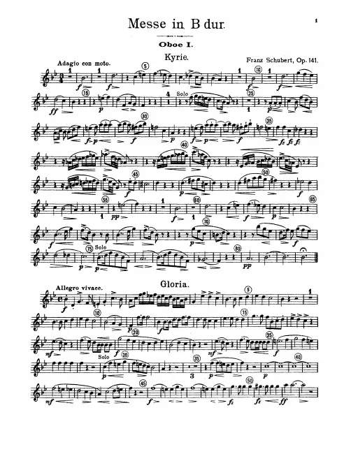 Oboe 1, 2
