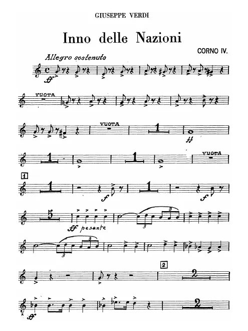 Horn 4 (D)
