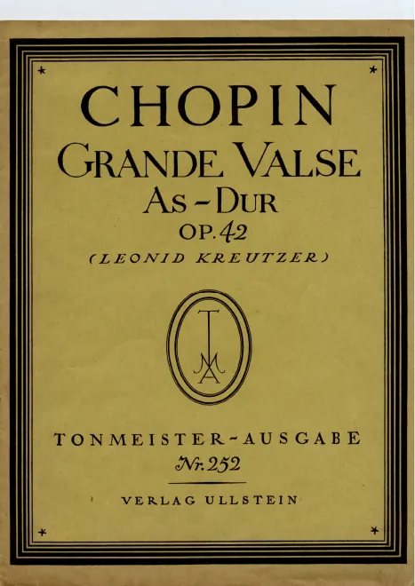 52. Waltz in , Op.42