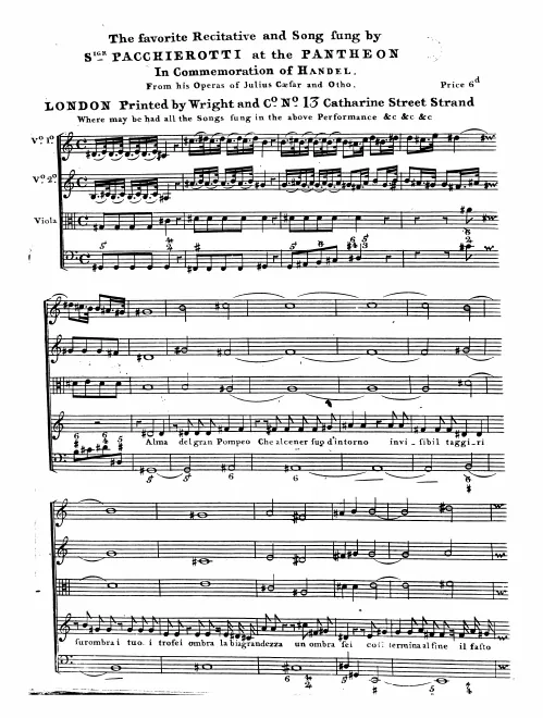 Aria: Affani del pensier