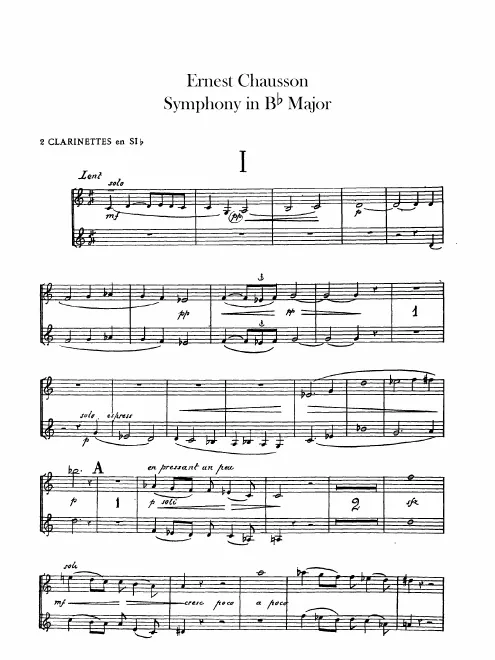 Clarinet 1/2, Bass Clarinet (B♭)