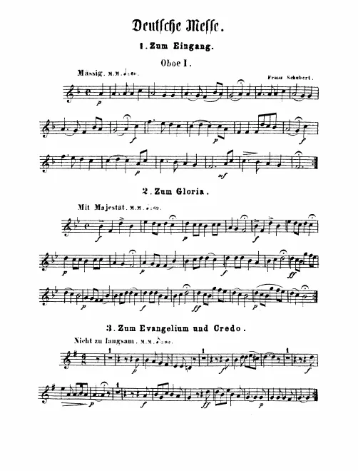 Oboe 1, 2