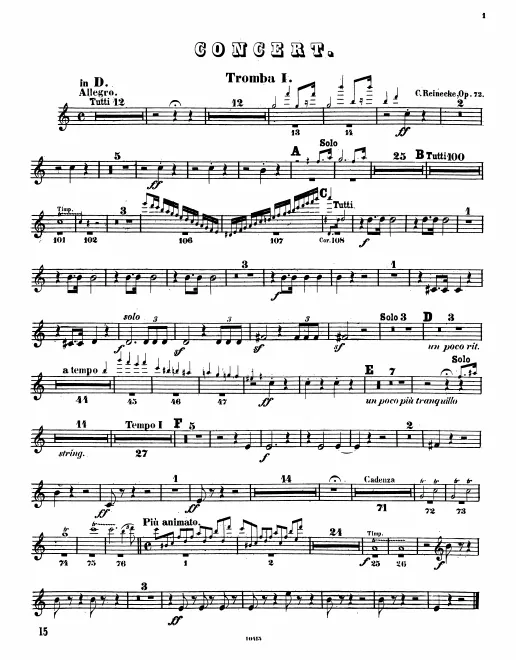 Trumpet 1, 2 (D/E)