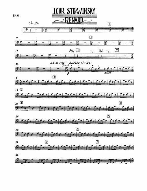 Double Bass (solo)