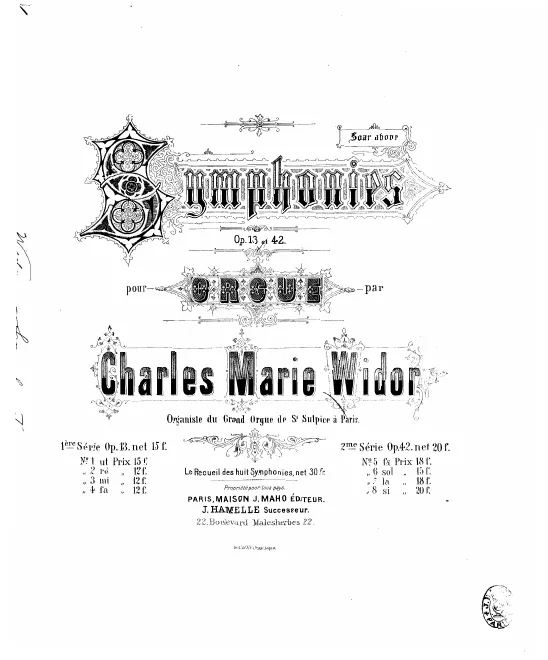 Complete Score (1901 revision, w. preface)