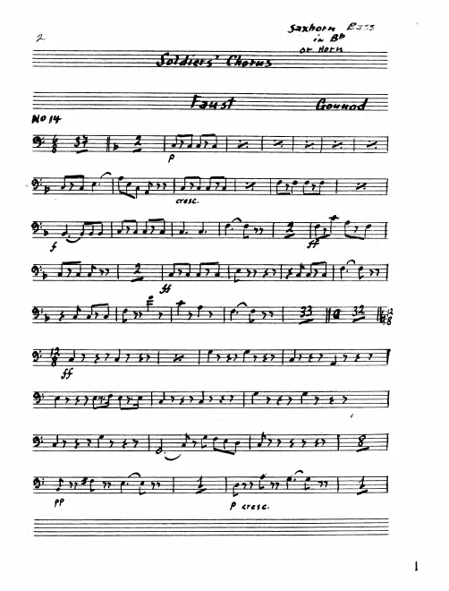 Bass Saxhorn (B♭)