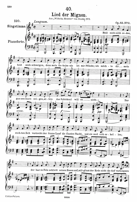Complete Score (Original/High voice, )