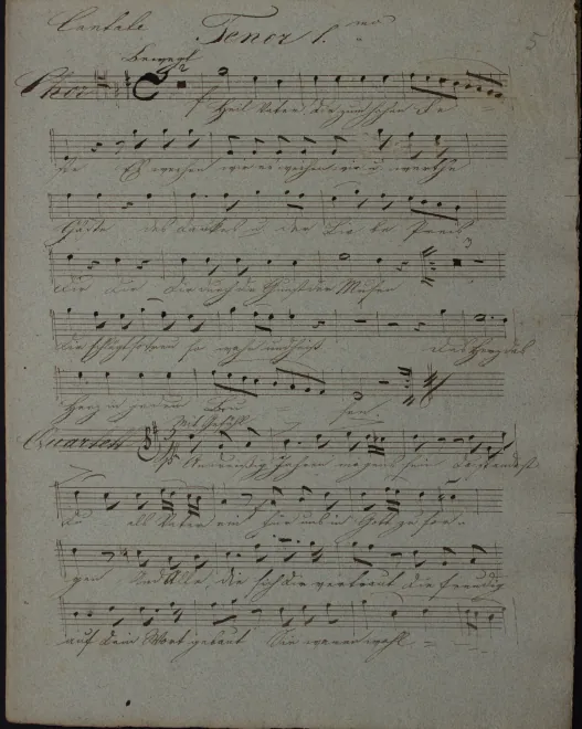 Male Vocal Parts