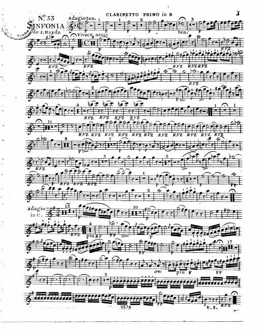 Clarinet 1, 2 (B)