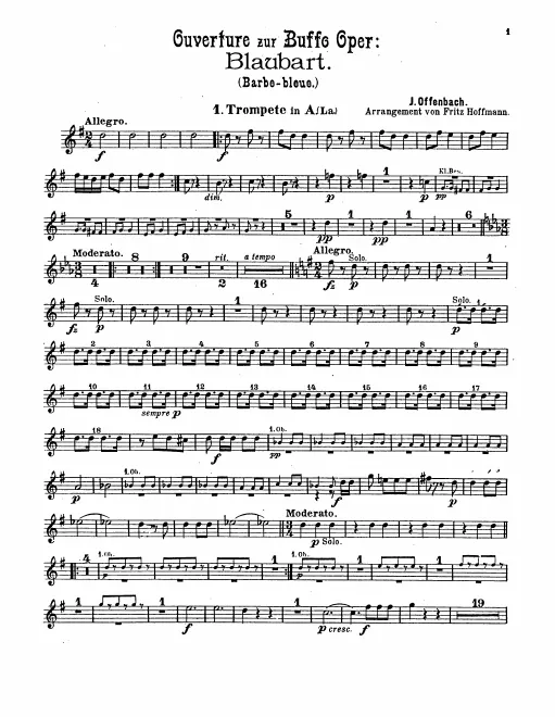 Trumpet 1, 2 (A)