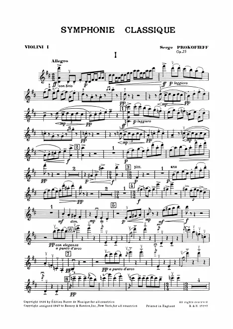 Violins I