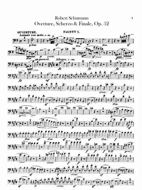 Bassoon 1, 2