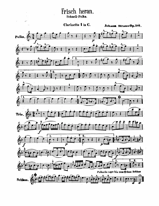 Clarinet 1, 2 (C)