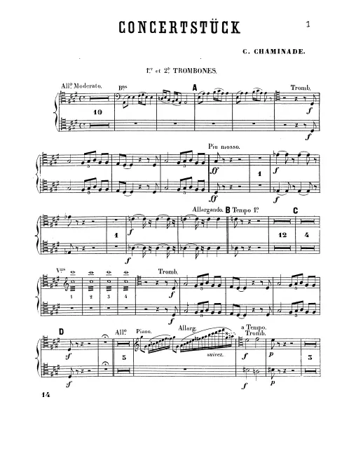 Trombone 1/2, 3, Tuba