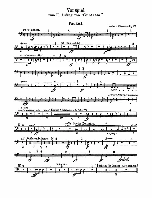 Timpani 1, 2