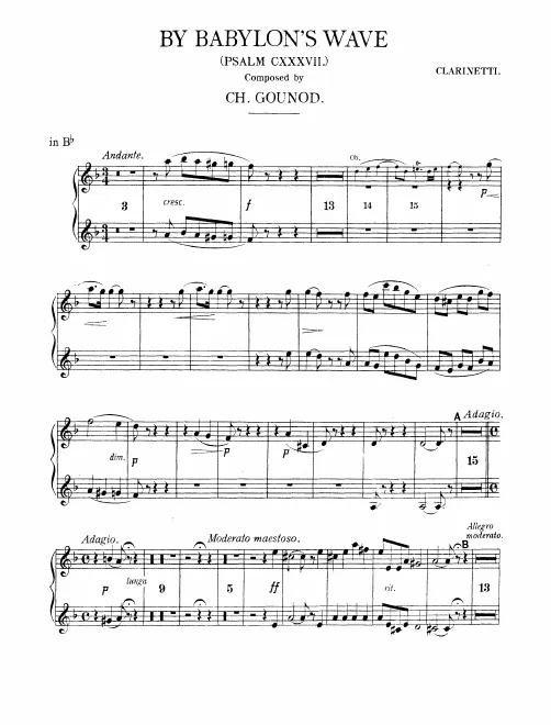 Clarinet 1/2 (B♭)