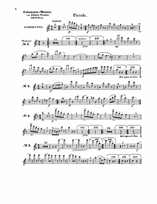 Piccolo, Flute