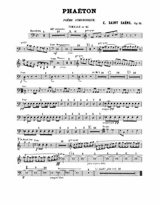 Timpani (D), (E), 1/2 (C-G)