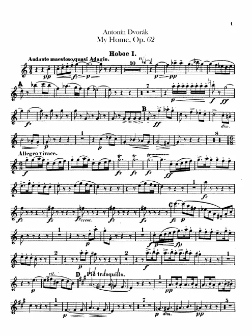 Oboe 1, 2