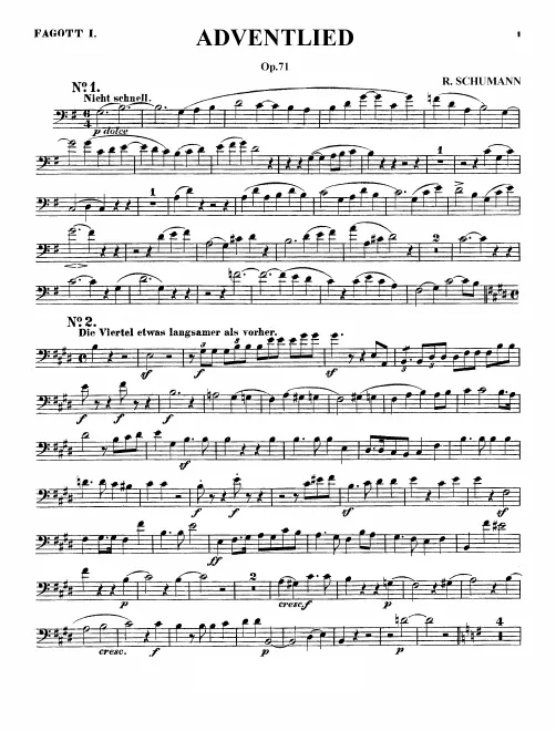 Bassoon 1, 2