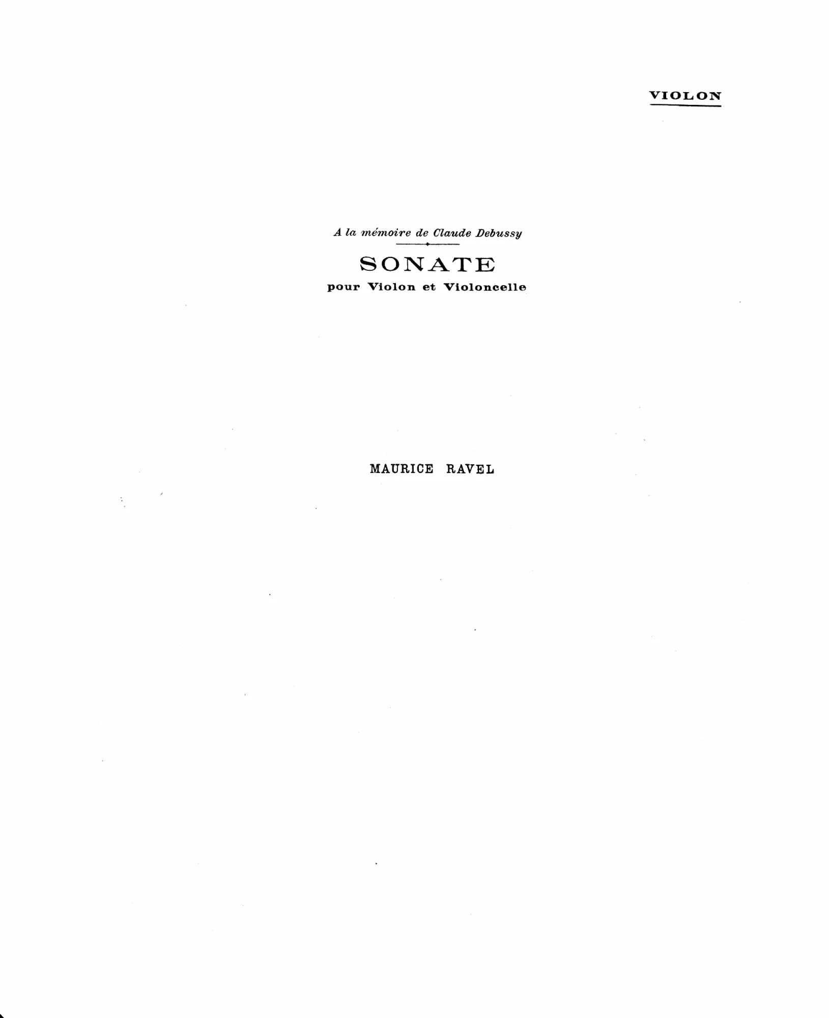 Violin Part